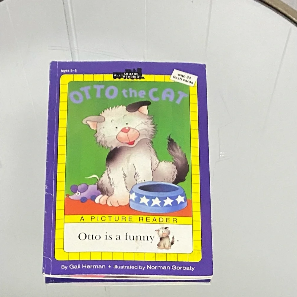 4 Kids Reading PreK Books Ages 3-5 OttoThe Cat, Llama Llama, Here Comes Silent E